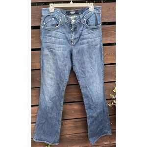 Rock & Republic Mens Denim Button Fly Straight Leg Jeans Size 36 x 33